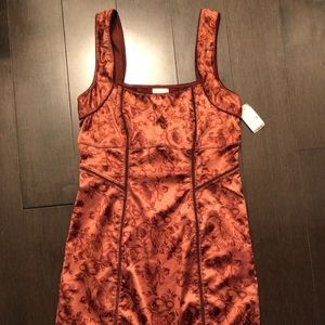 Silk Free People Mini Dress